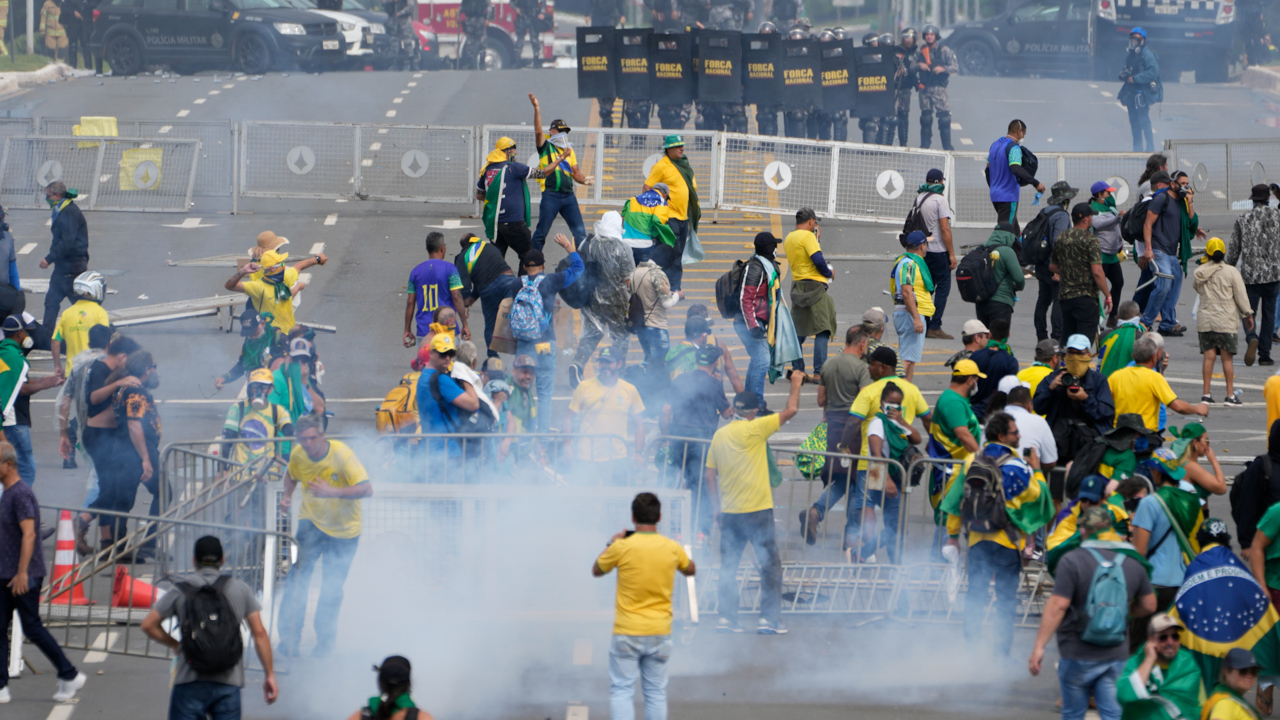 Pro-Bolsonaro protesters storm Brazil’s government buildings