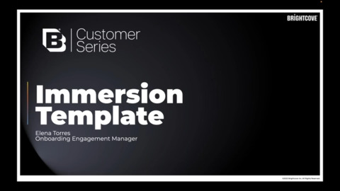 Immersion Experience: Gallery Portal Internal Comms Use Case