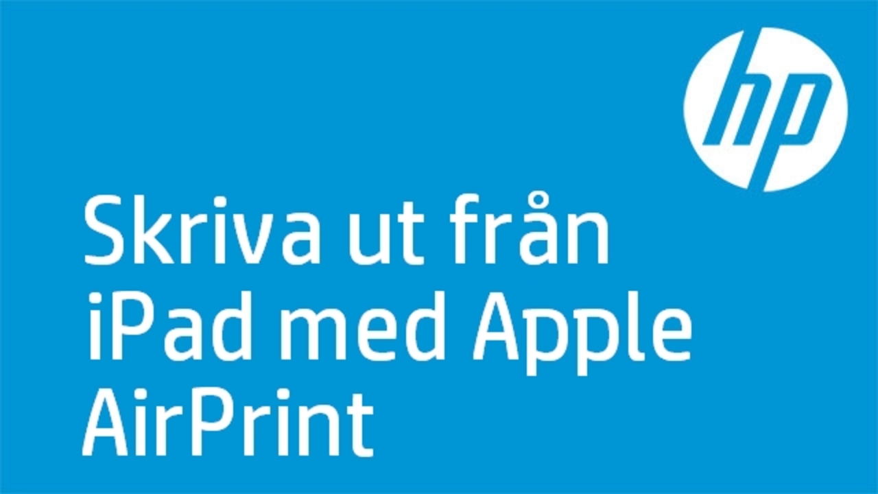 Hp Skrivare Skriva Ut Med Apple Airprint Ios Hp Kundsupport