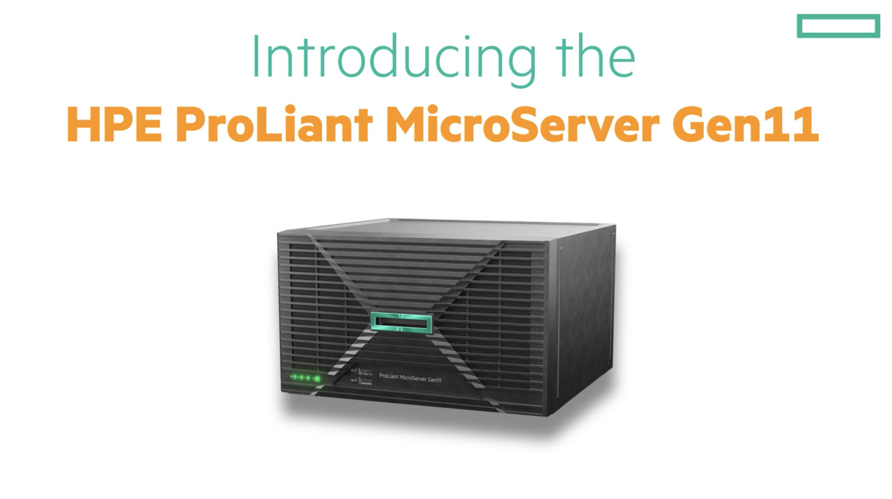 HPE ProLiant MicroServer Gen11 for SMB