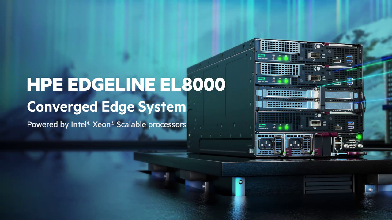 HPE Edgeline EL8000 Animation (Short 30 Sec)