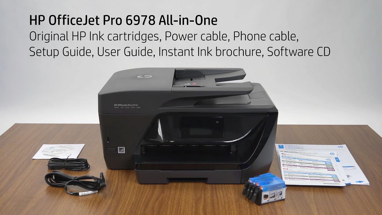 HP OJP 6970 (Instant Ink) Unboxing Video (WW) - Products - HP Inc