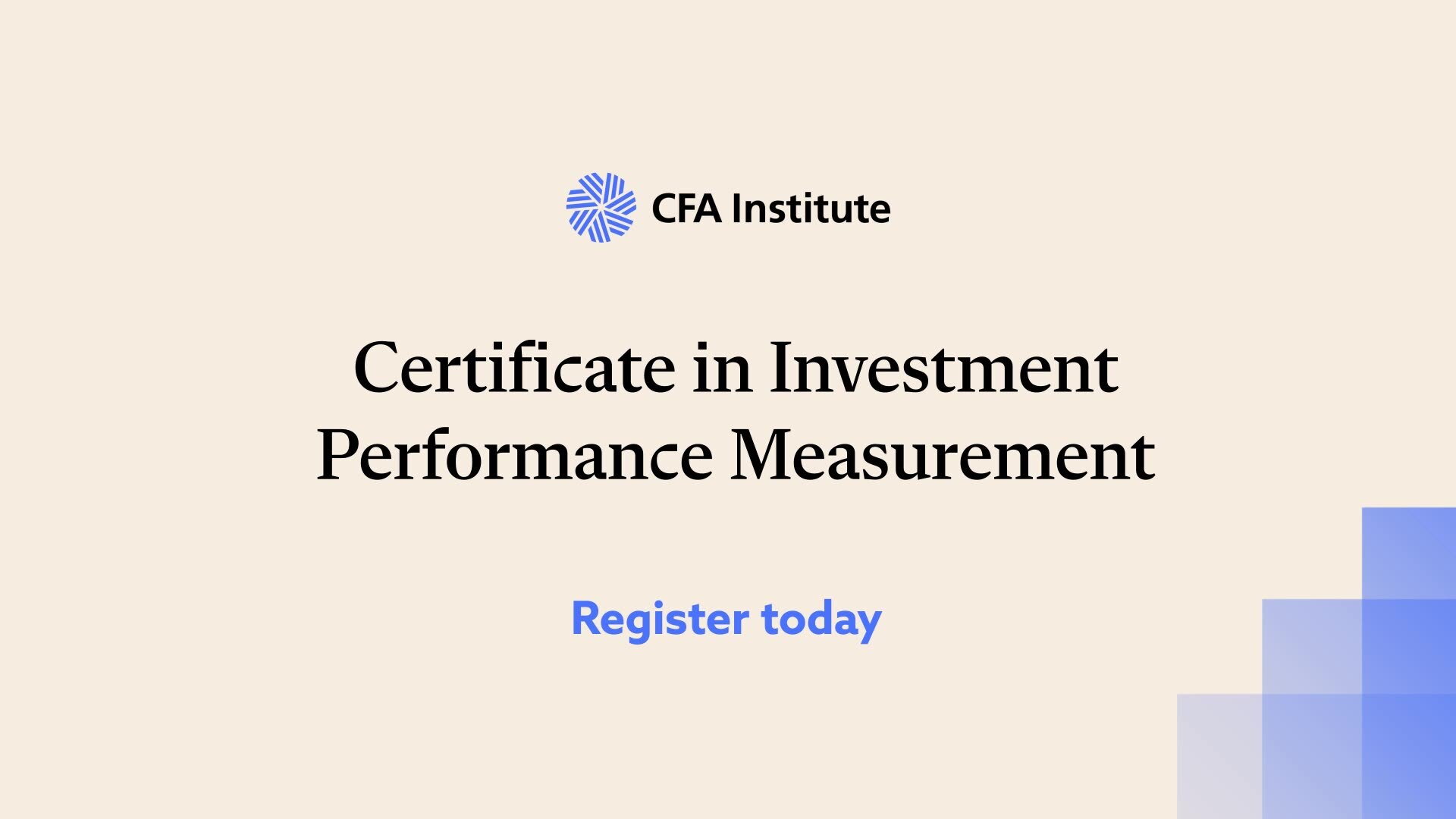 CIPM® | Certificate In Investment Performance Measurement