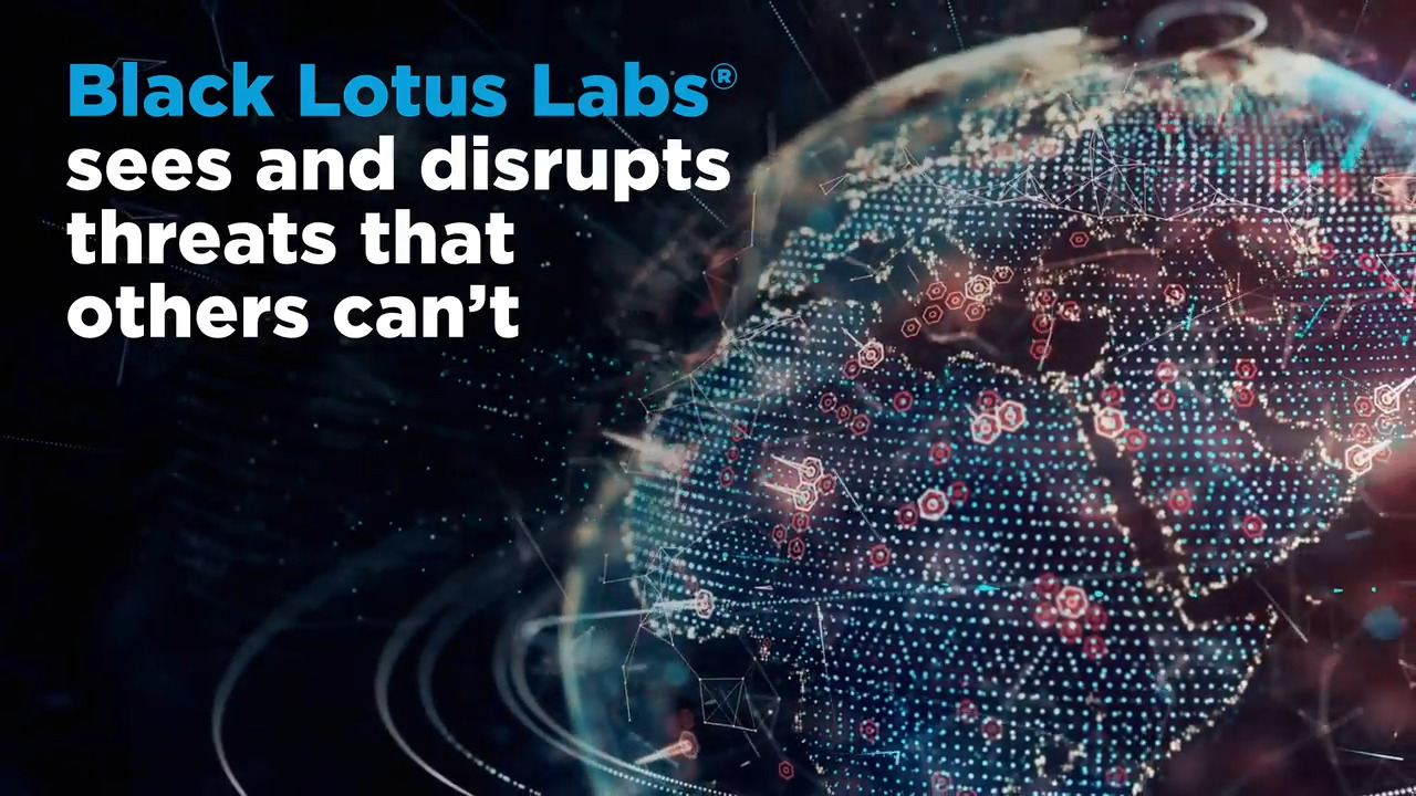 A Black Lotus Labs vê e interrompe ameaças que outros não conseguem. Nossa missão é manter a internet limpa.