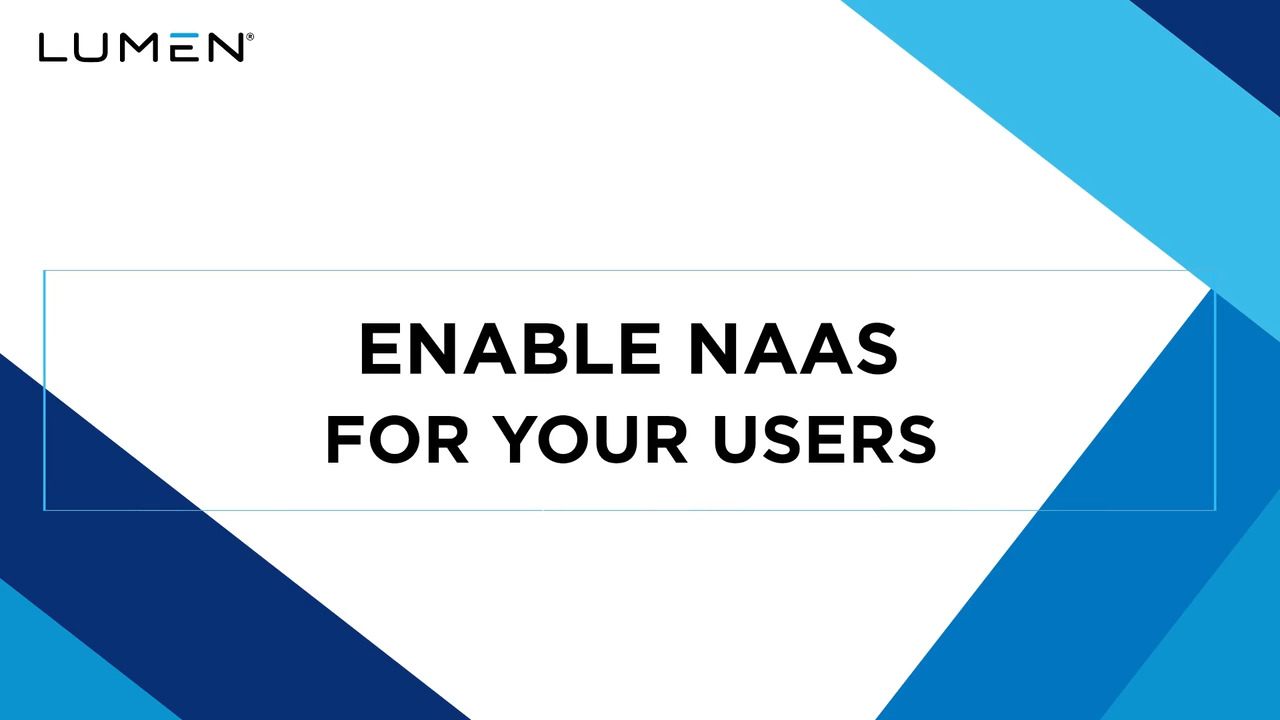 Demo video for how to add NaaS Manager permissions for Control Center users in your organization