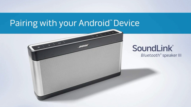 SoundLink® Bluetooth® speaker III - ボーズ製品サポート