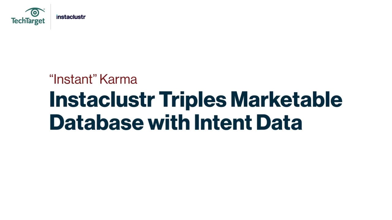 Instaclustr - Customer Success Story (Gina Massetani - Marketing Director)