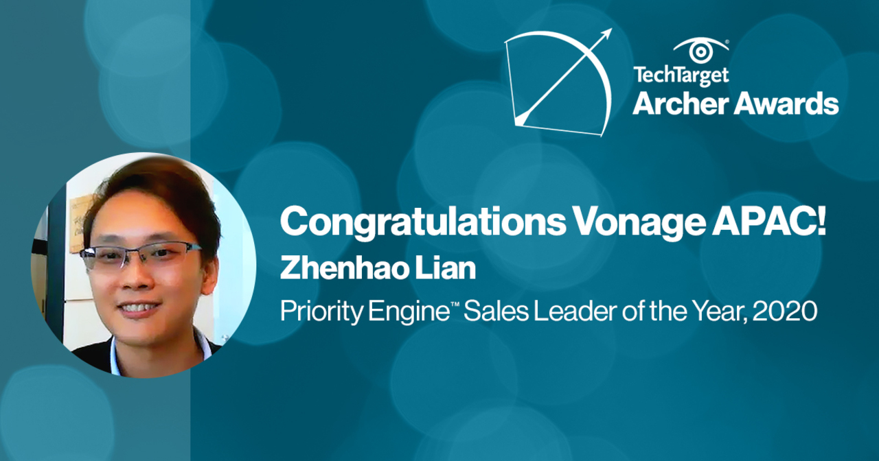 Vonage - Customer Success Story (Zhenhao Lian - Regional Sales Development Manage)