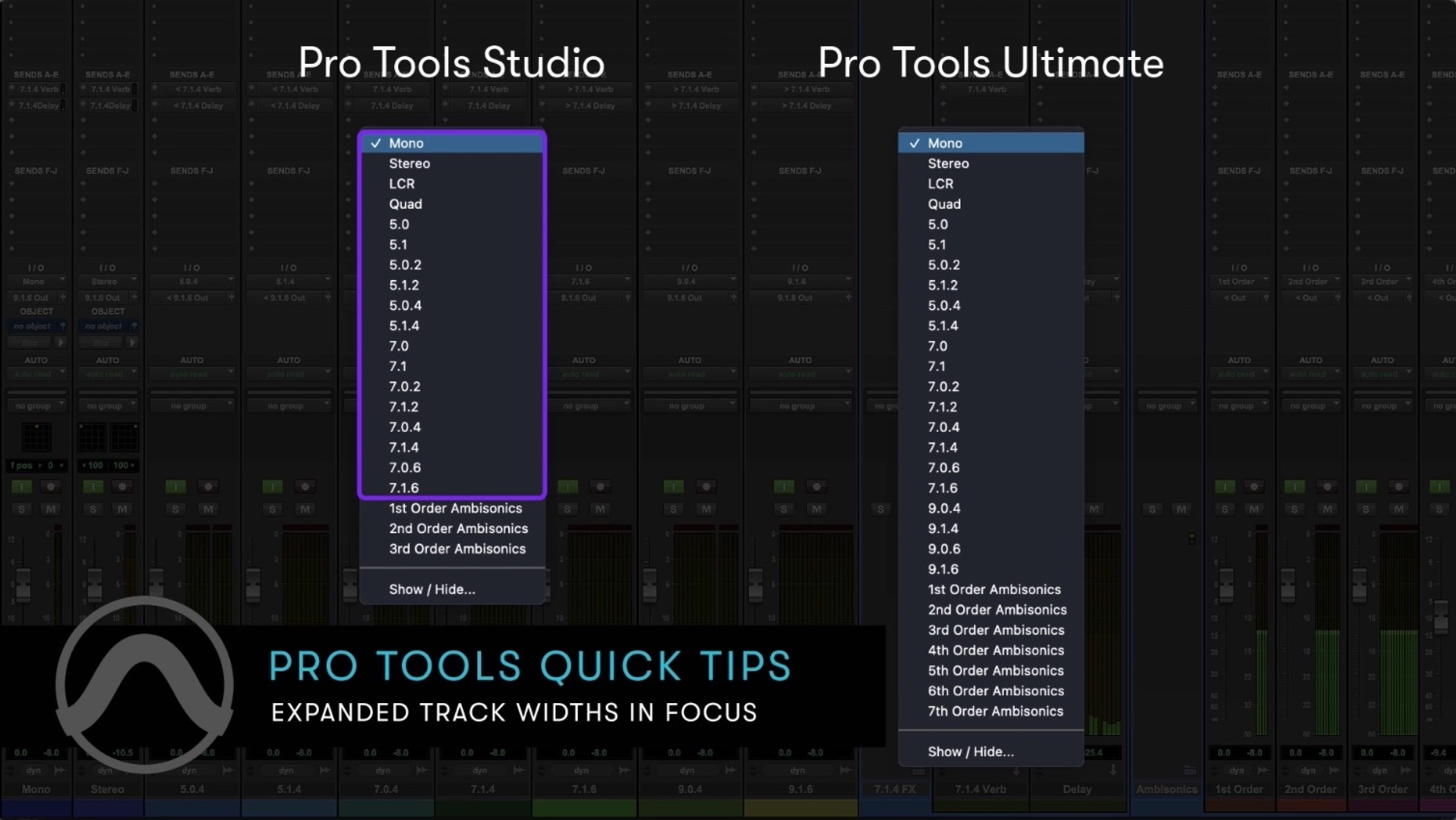 What's New in Pro Tools – Version History – Resource Center