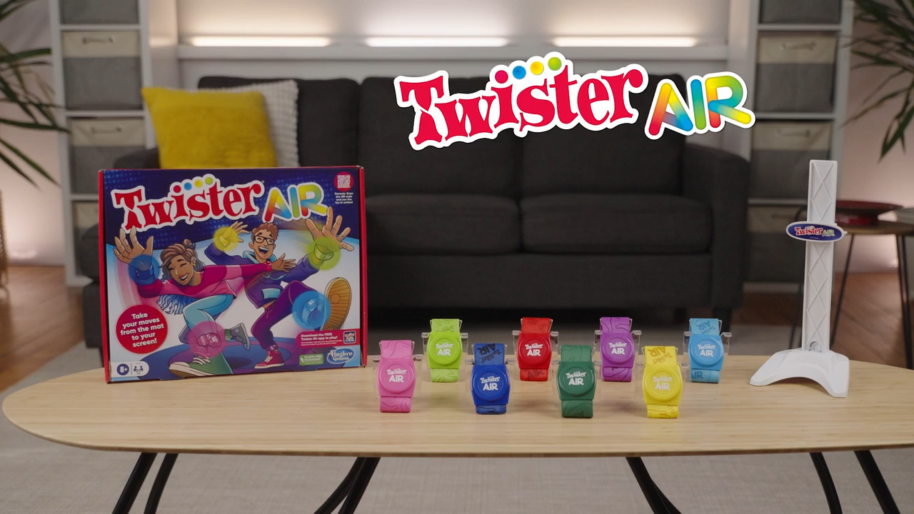 Jeu Twister avec mouvements Choix Twister et En l'air, jeux de groupe pour  enfants, pour 2 joueurs et plus À partir de 6 ans 