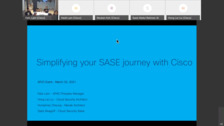Simplifying your SASE Journey with Cisco