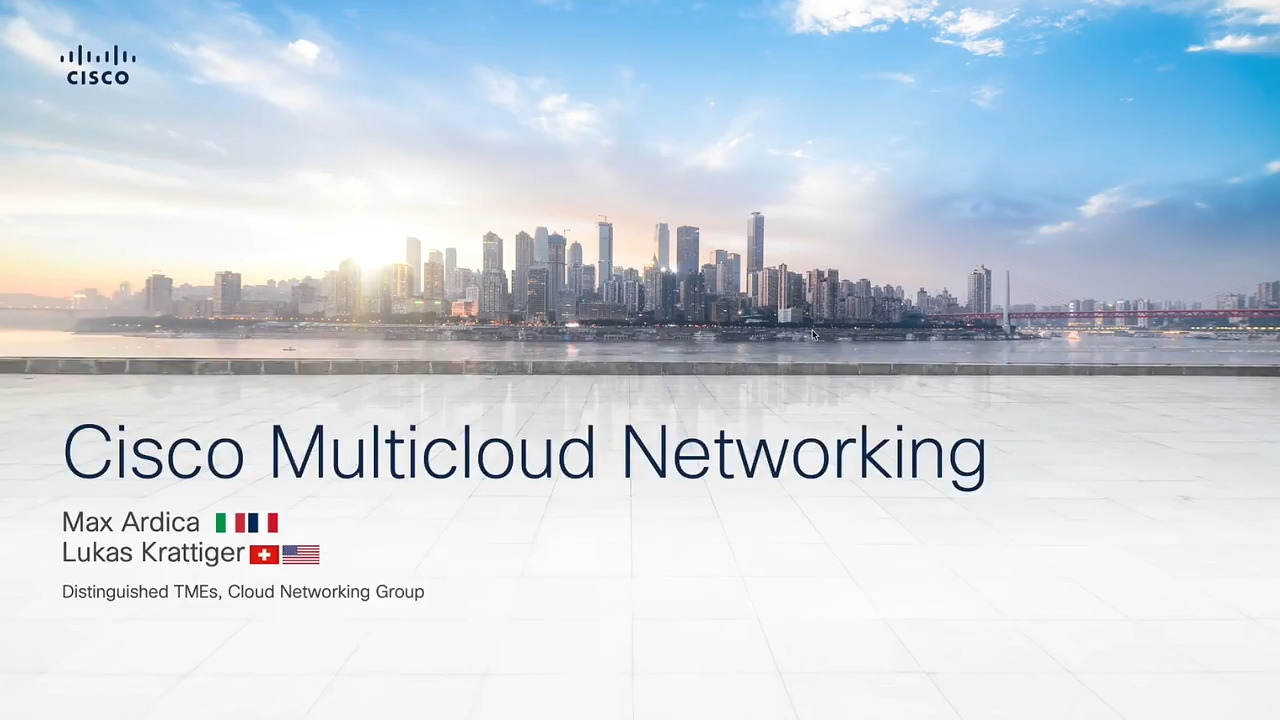 Cisco Multi-Cloud Networking - Cisco Video Portal