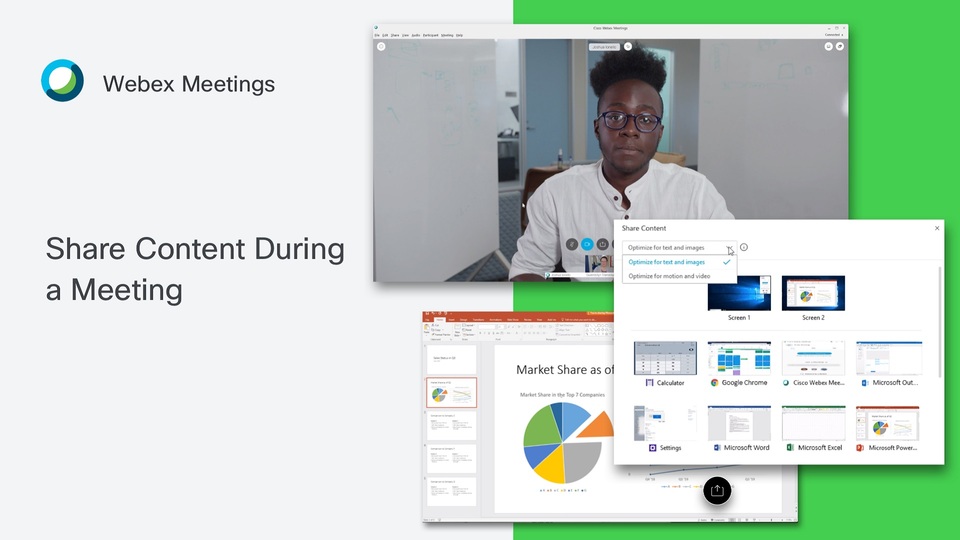 webex meeting share presentation