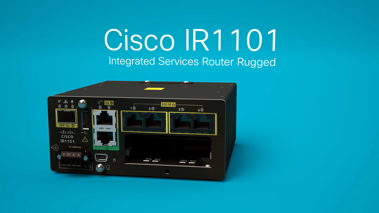 IR1101 Routeur mobile 4G/5G modulaire Cisco