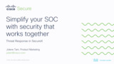 RSAC 2020:  Simplify Your SOC with Security that Works Together