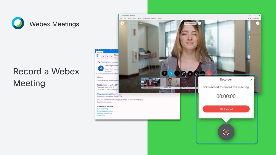 Cisco Webex Meeting を録画する方法 シスコビデオポータル