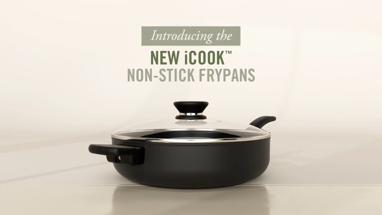 iCook™ 11.5-inch Nonstick Frypan with Lid, Cookware