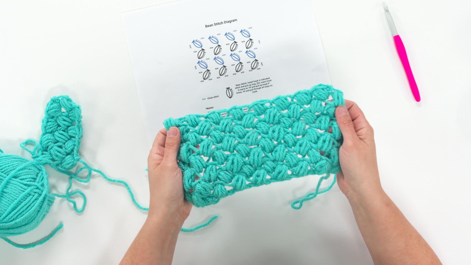 Bean Stitch Tutorial Creative Crochet Corner