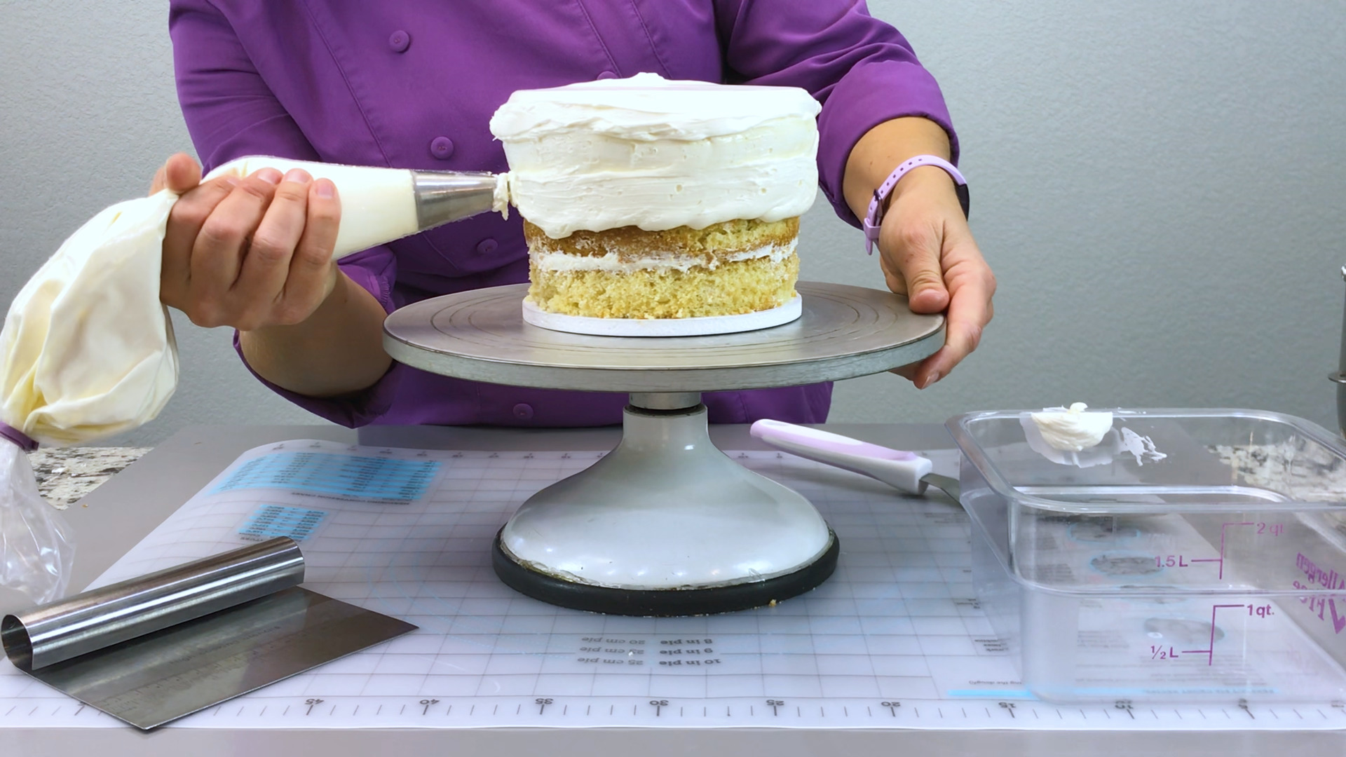 Buttercream Iced/Airbrushed  Airbrush cake, Fondant cake tutorial, Cupcake  cakes