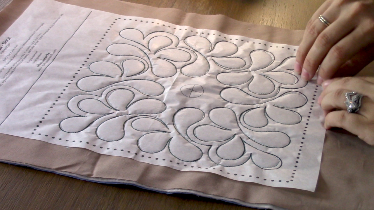Getting Started with our Free Motion Quilting Templates: Machine