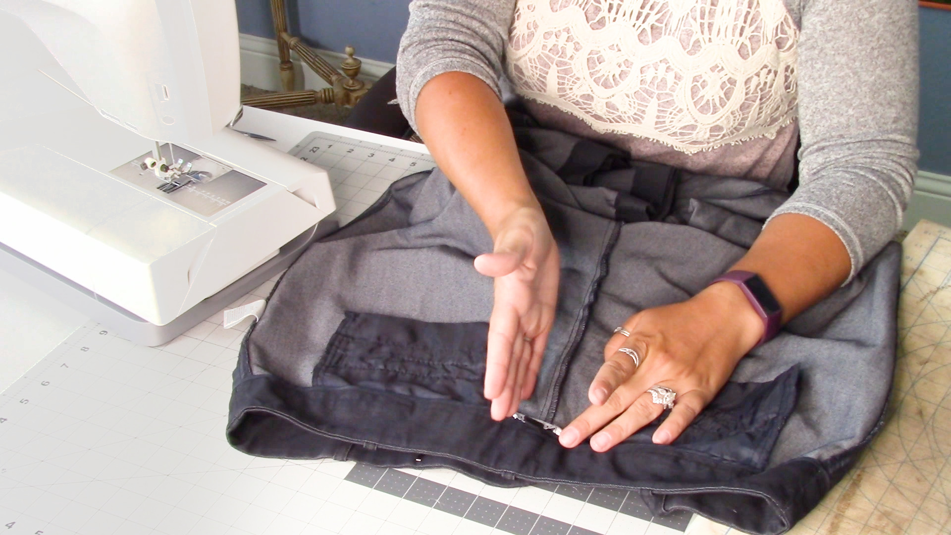 Using Fusible Hem Tape in Place of Stitching 