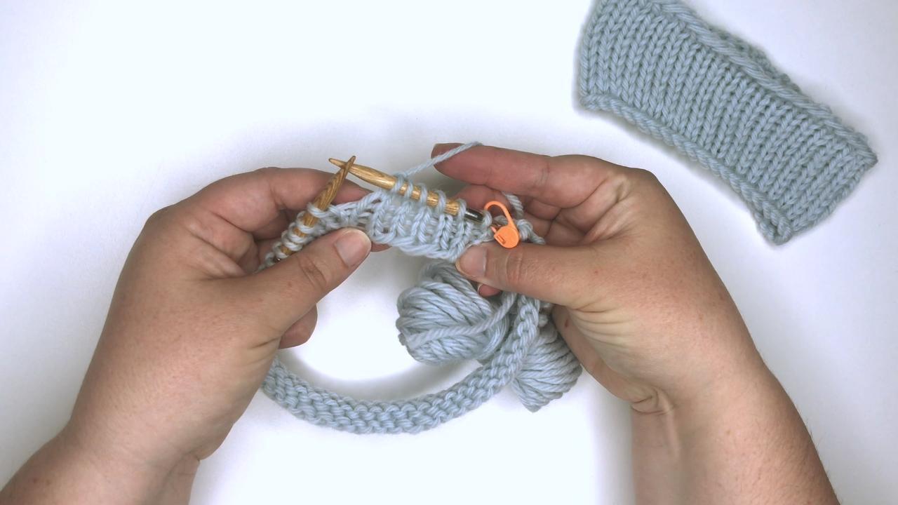 How to Work Stockinette Stitch in Rounds