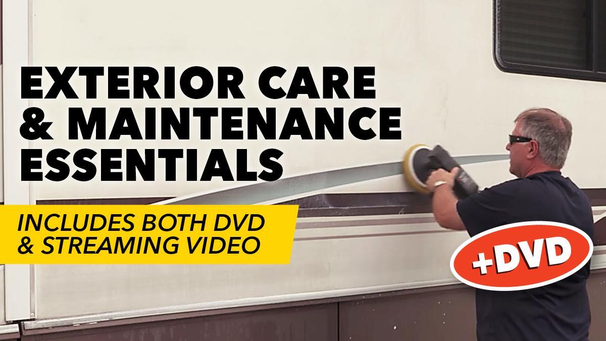 Exterior Care and Maintenance + DVD | RVLR | www.rvrepairclub.com