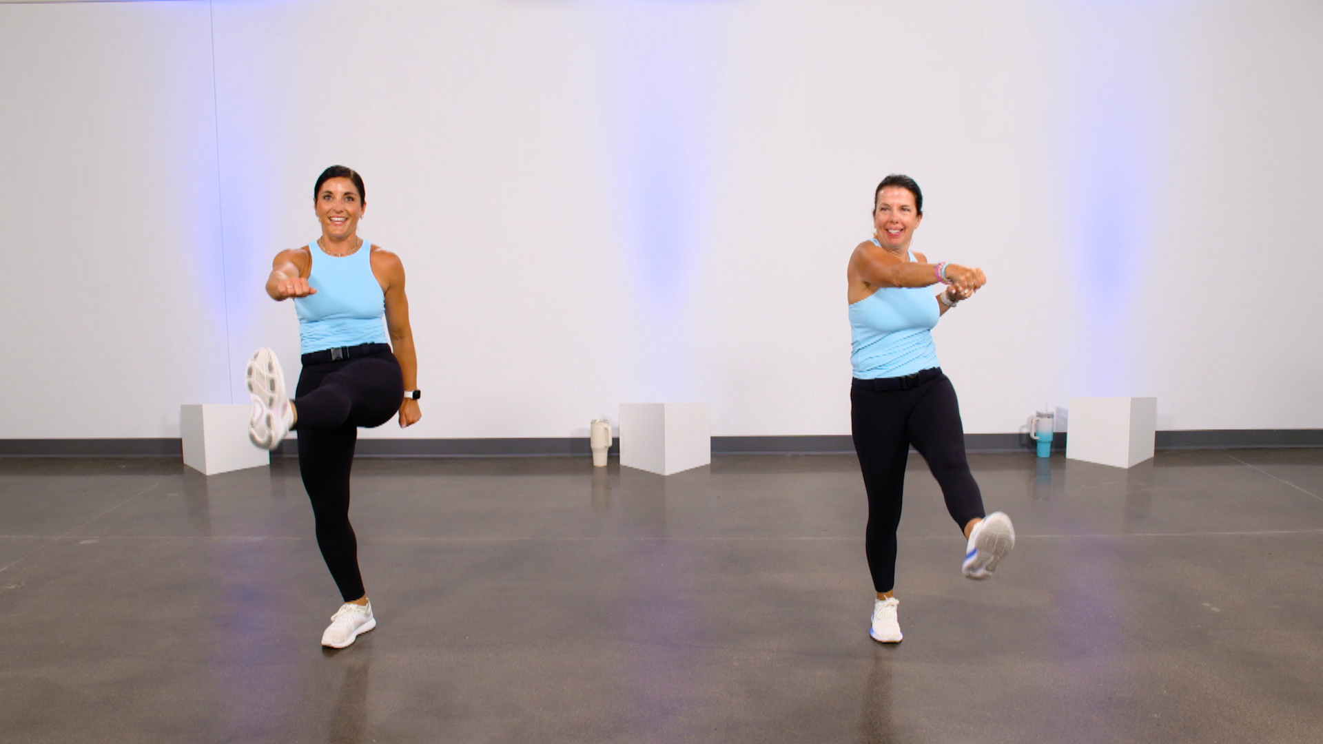 Standing low online impact cardio workout