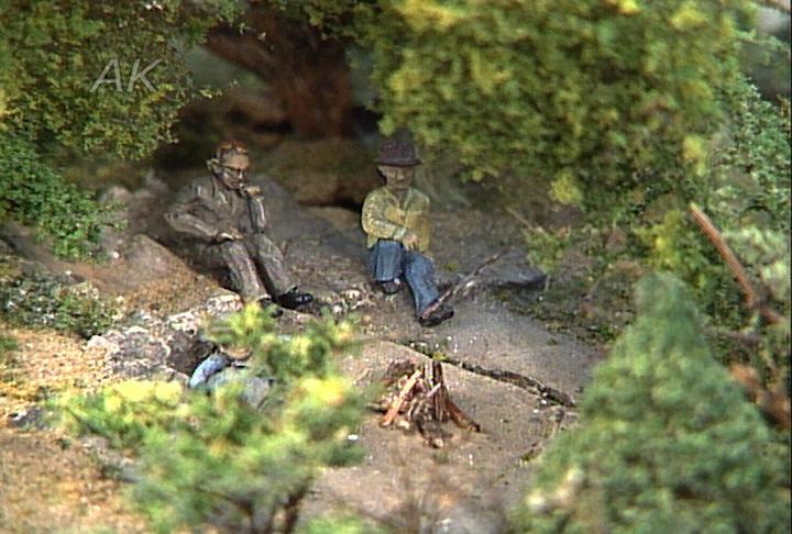 Fishermen Figures for HO OO Scale Model Railway and Dioramas