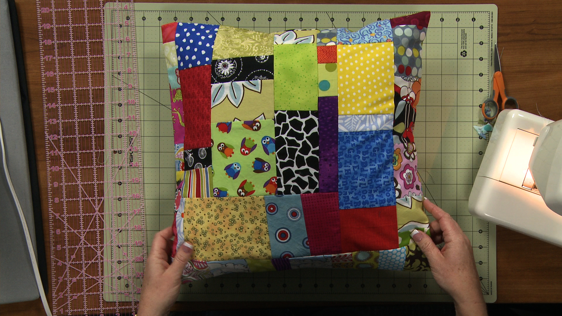 Quilted Pillow Sham  May Small Project - A Quilting Life