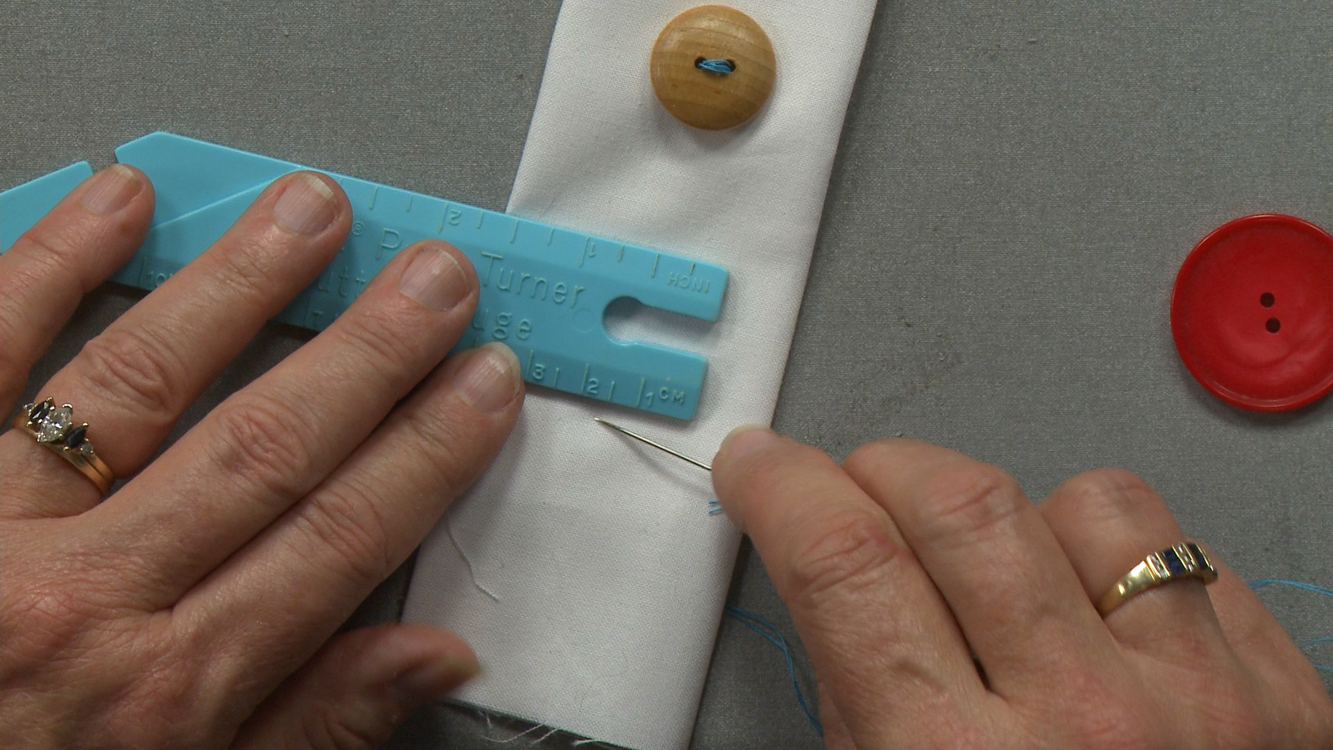 Inserting Buttonholes & Attaching Buttons (or other closures