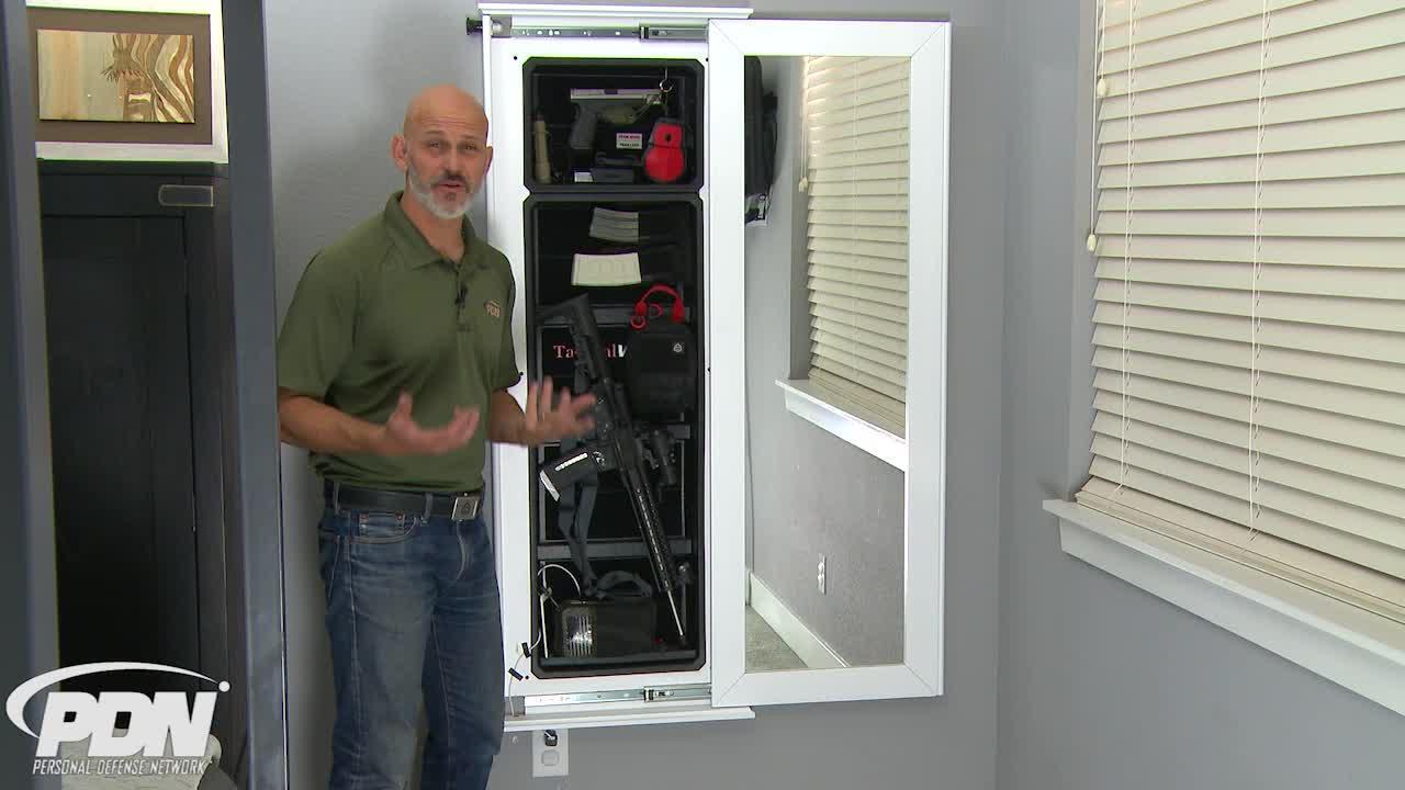 What's in Your Tactical Walls Barricade Area?, Mirror Gun Safe, PDN