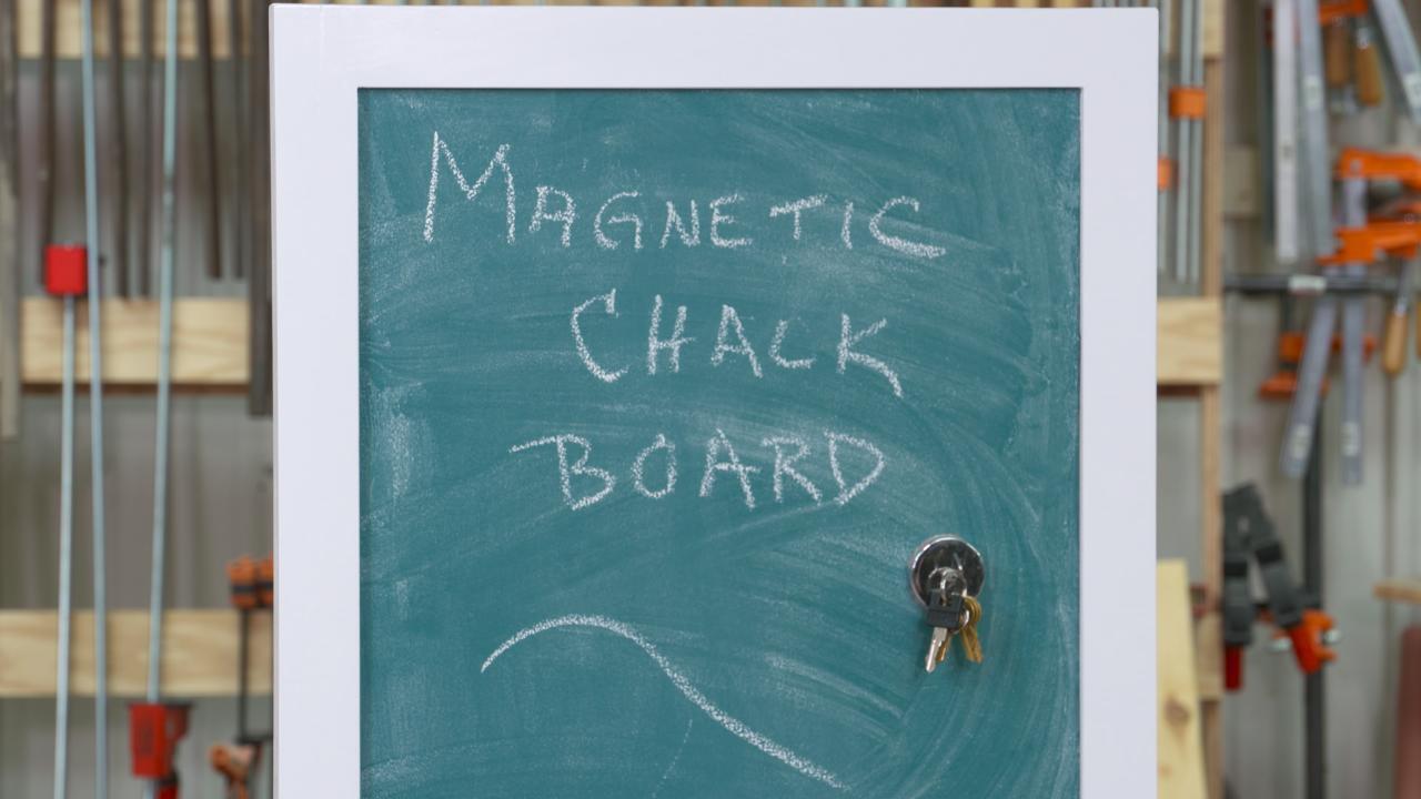 DIY Magnetic Chalkboard, DIY & Home Decor