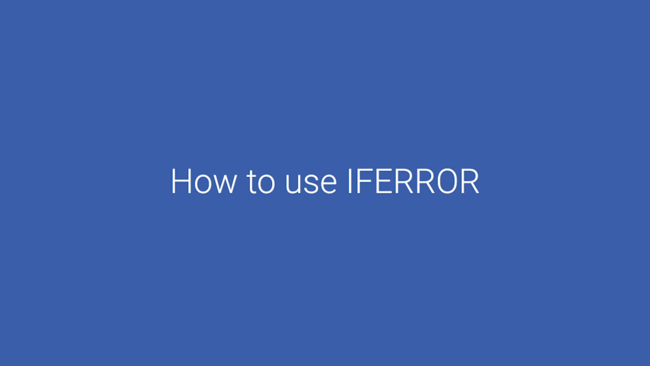 Replace Excel Errors Using This Function Journal Of Accountancy Replace Excel Errors Using This Function Journal Of Accountancy