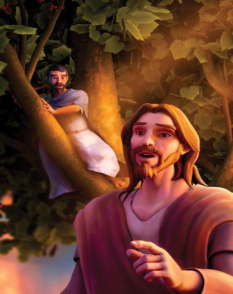 Jesús visita a Zaqueo