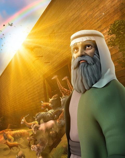 في قصة نوح والفلك، يقول الرب أنه سيغمر الأرض بالفيضان.