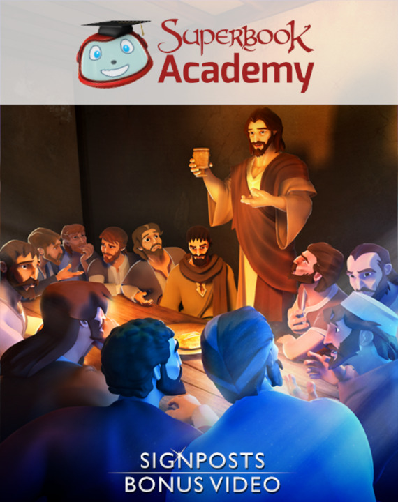 Discover how the Superbook episode “The Last Supper” points to God’s plan of sending His Son, Jesus Christ, to be our Savior