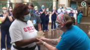 Nurse and Ventilated COVID-19 Patient Develop Special Bond