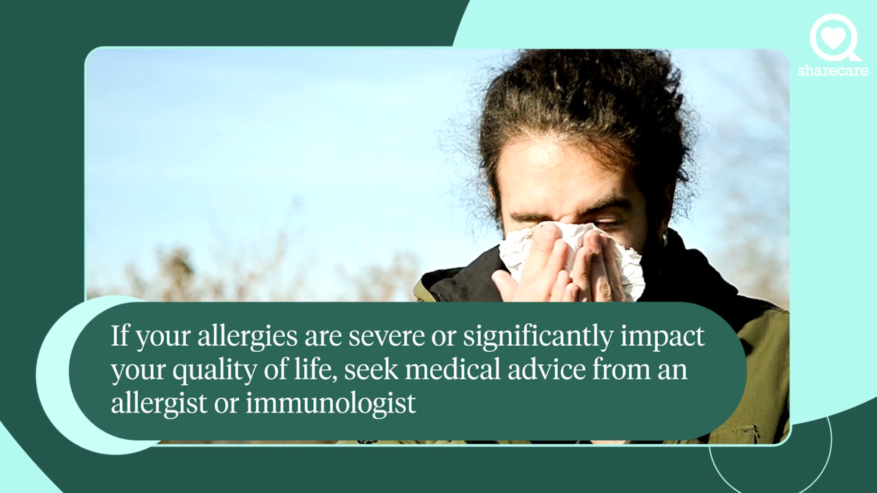 What are the different categories of allergies?