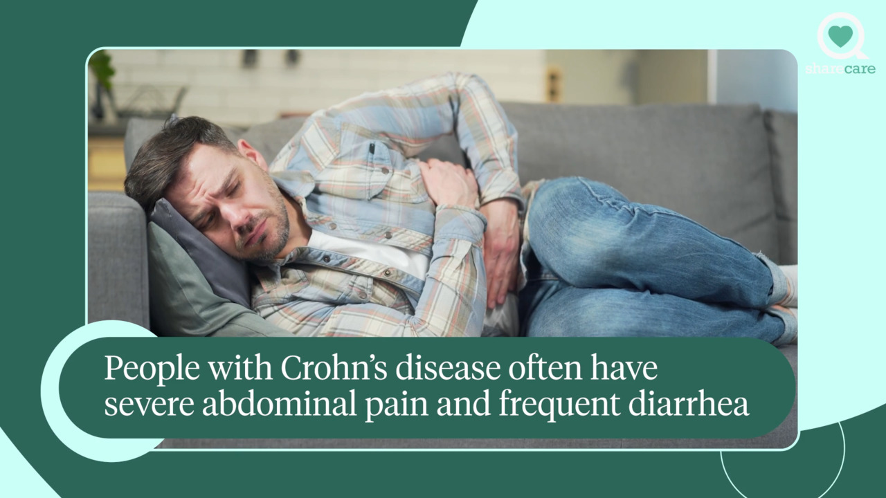 What are some of the emotional aspects of living with Crohn's disease?