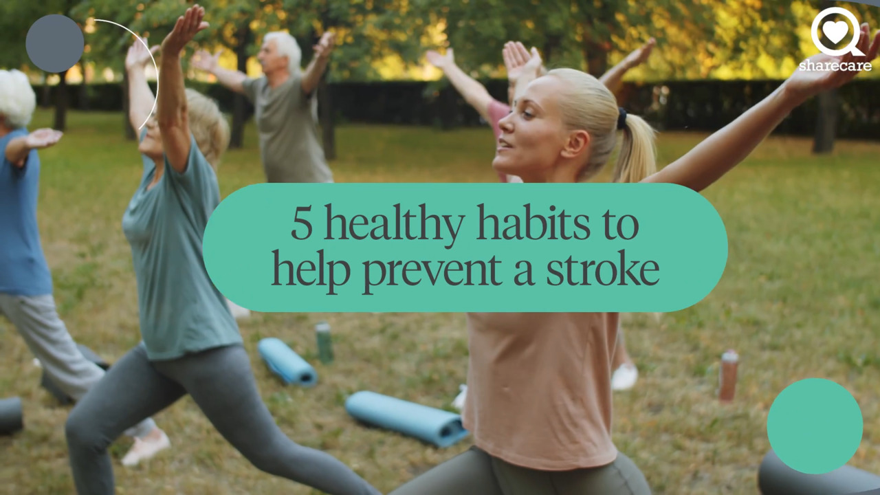 5 healthy habits to help prevent a stroke