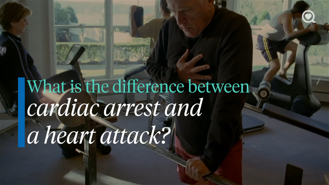 What is the difference between cardiac arrest and a heart attack?