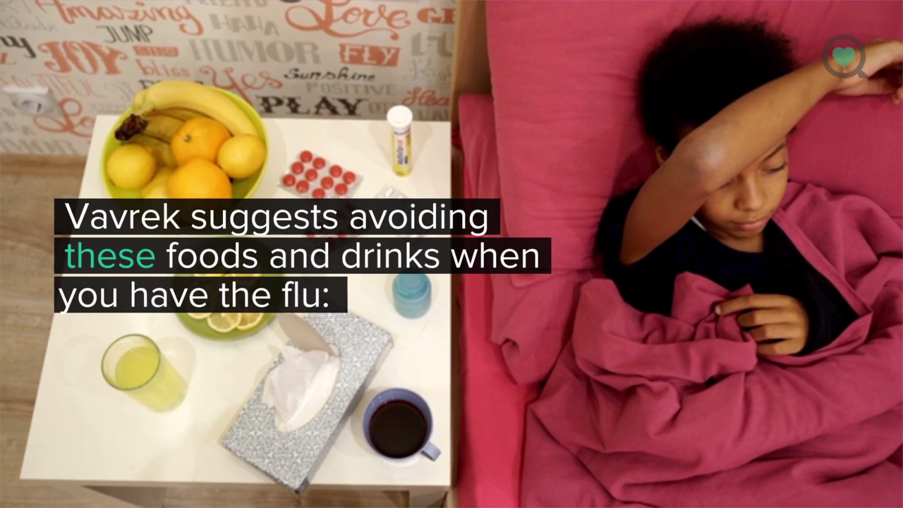 Avoid These Foods and Drinks When You Have the Flu