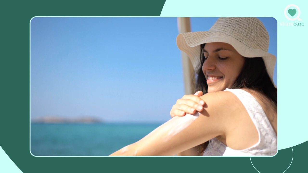 What skin care ingredients can help treat sun-damaged skin?