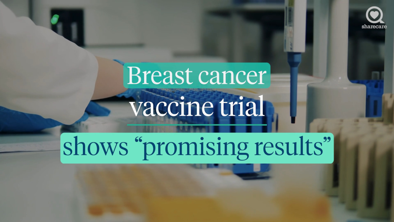 Breast cancer vaccine trial shows ‘promising results’