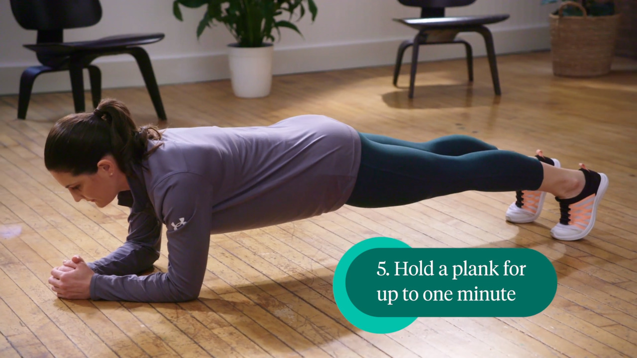 A 15-minute no-weight workout