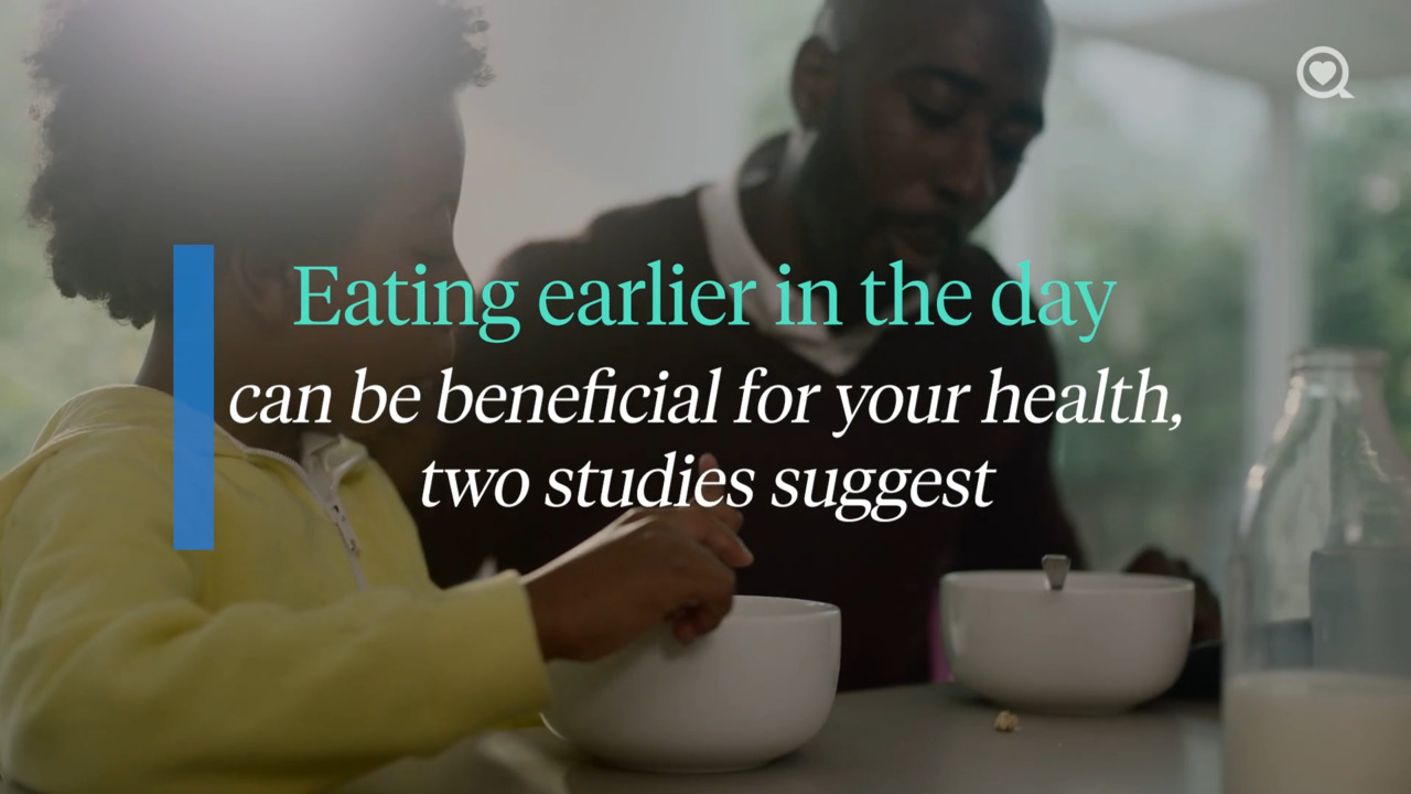 Eating earlier in the day can be beneficial for your health, two studies suggest