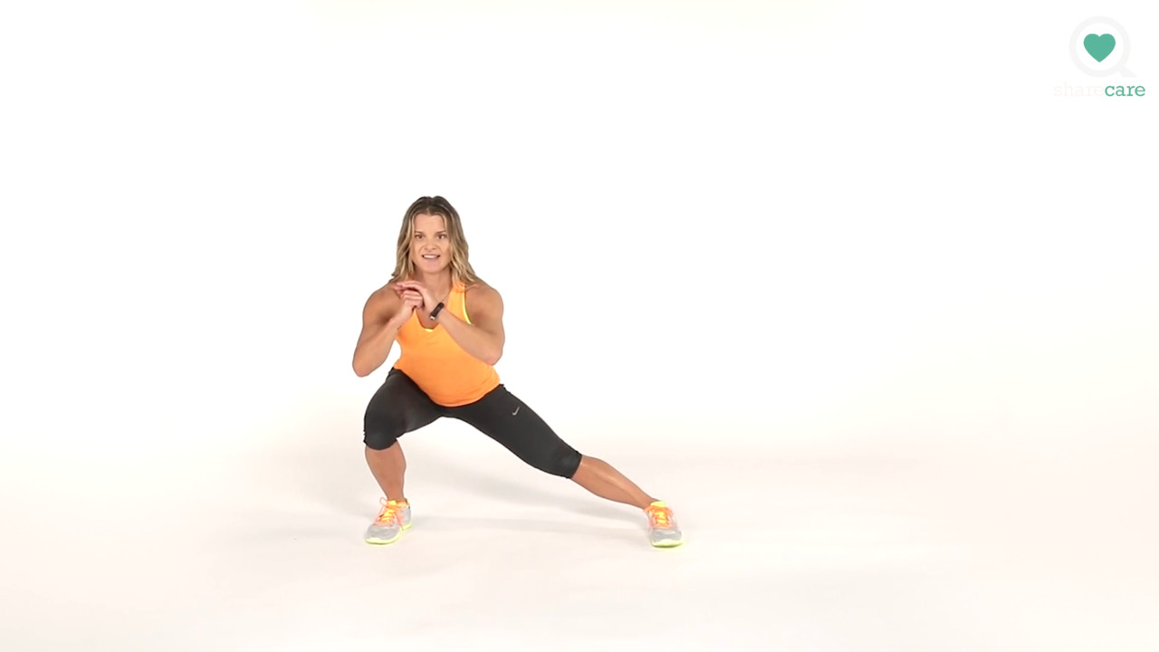Learn how to do a lateral lunge