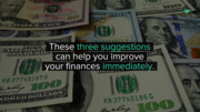 3 Simple Ways to Improve Your Finances