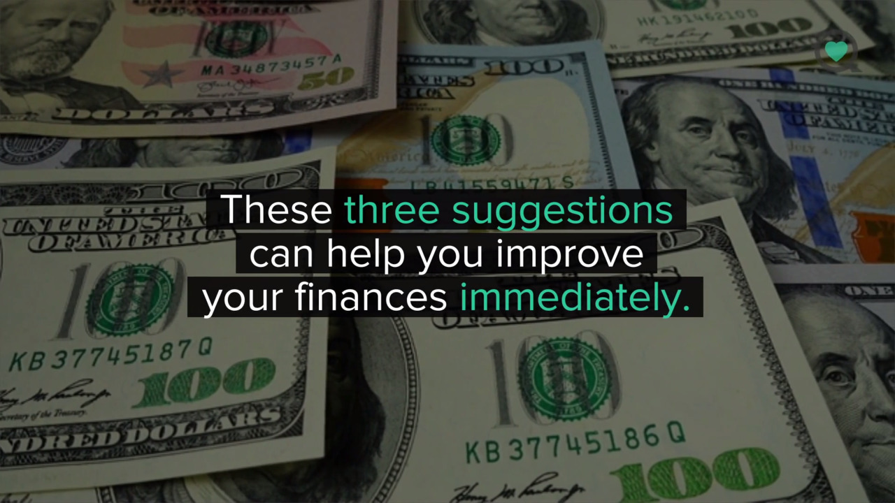 3 simple ways to improve your finances